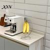 Fruit Hook Holder Banana Hanger, Stainless Steel with Stand, Keep Kitchen Countertop Organizer Bananas Free Longer, Space-Saving Rack for Space-saving