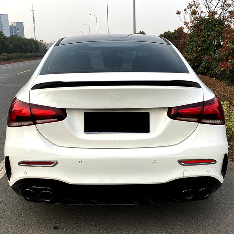 Rear Trunk Spoiler Wing Tail Boot Lip For Mercedes Benz W177 V177 A Class Sedan 2019-2022 A160 A180 A200 A220 A250 A35