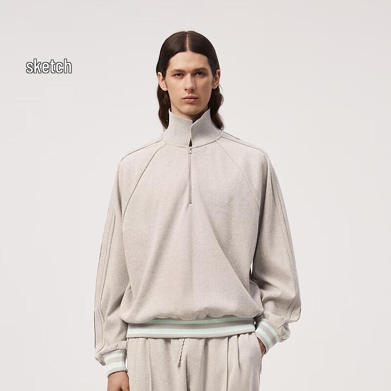 

CROQUIS Men s 2024 Spring Casual Lapel Sweatshirt L