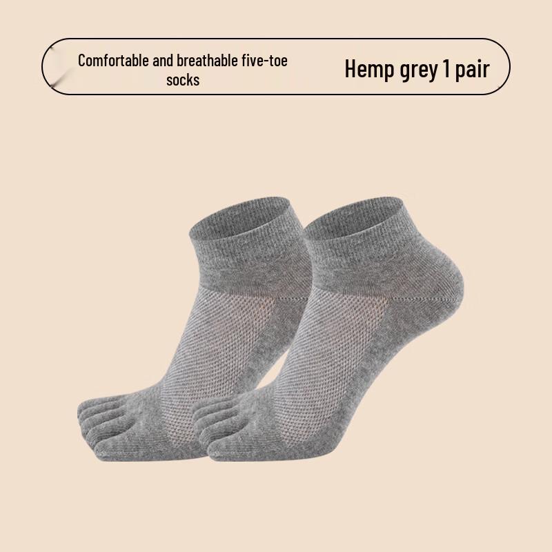 

LangSha Women s Summer Thin Five-Toe Anti-Odor Cotton Socks