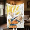 1 Stück Vegito Aufdruck Flanelldecke, Hohe Qualität für alle Jahreszeiten, Heimdekoration, Wärme und Komfort, Perfekt für Weihnachtsgeschenke