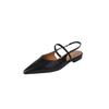 Fashion Designer Summer Cover Toe Women Sandals Fashion Shallow Soft Sole Flats Ladies Outdoor Street Style Dress Shoes
