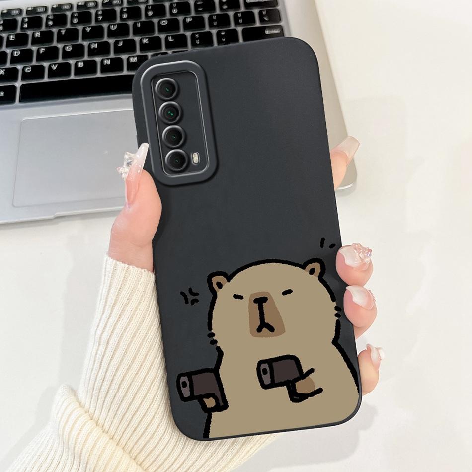 For Huawei P Smart 2021 Case Huawei Y7A PPA-LX3 PPA-LX1 PPA-LX2 Elegant Printing Soft Silicone Shockproof Phone Cases
