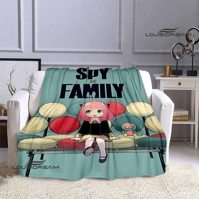 

ковдра spy x family аніме дівчина дитина тепла ковдра фланелева м яка затишна ковдра домашня подорож ковдра подарунок на день народження 150x200cm