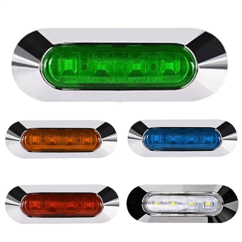 Ip67 Waterproof Truck Side Marker Lights 4 LED Rear Side Marker LED Side Marker 12/24v Turn Signal Lights LED Trailer Lights