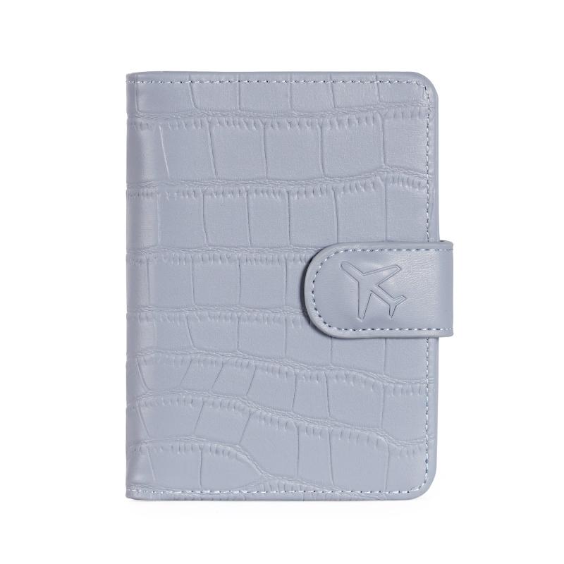 

Anti-Theft Pu Passport Bag Airplane Check-In Multifunctional Travel Wallet Ticket Holder Card Holder Passband Holder Women