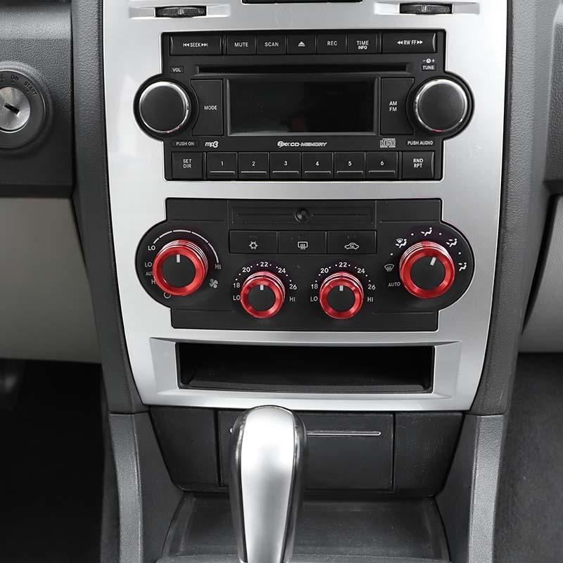 Klimaanlagenschalter Zierring Knopf Dekoration Abdeckung Für Dodge Charger Für Chrysler 300C Für Jeep Grand Cherokee Zubehör
