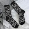 Volcom Logo Socks Diamond Vintage Stockings Unisex Men High Quality Skateboard Socks Autumn Design Anti Slip Socks