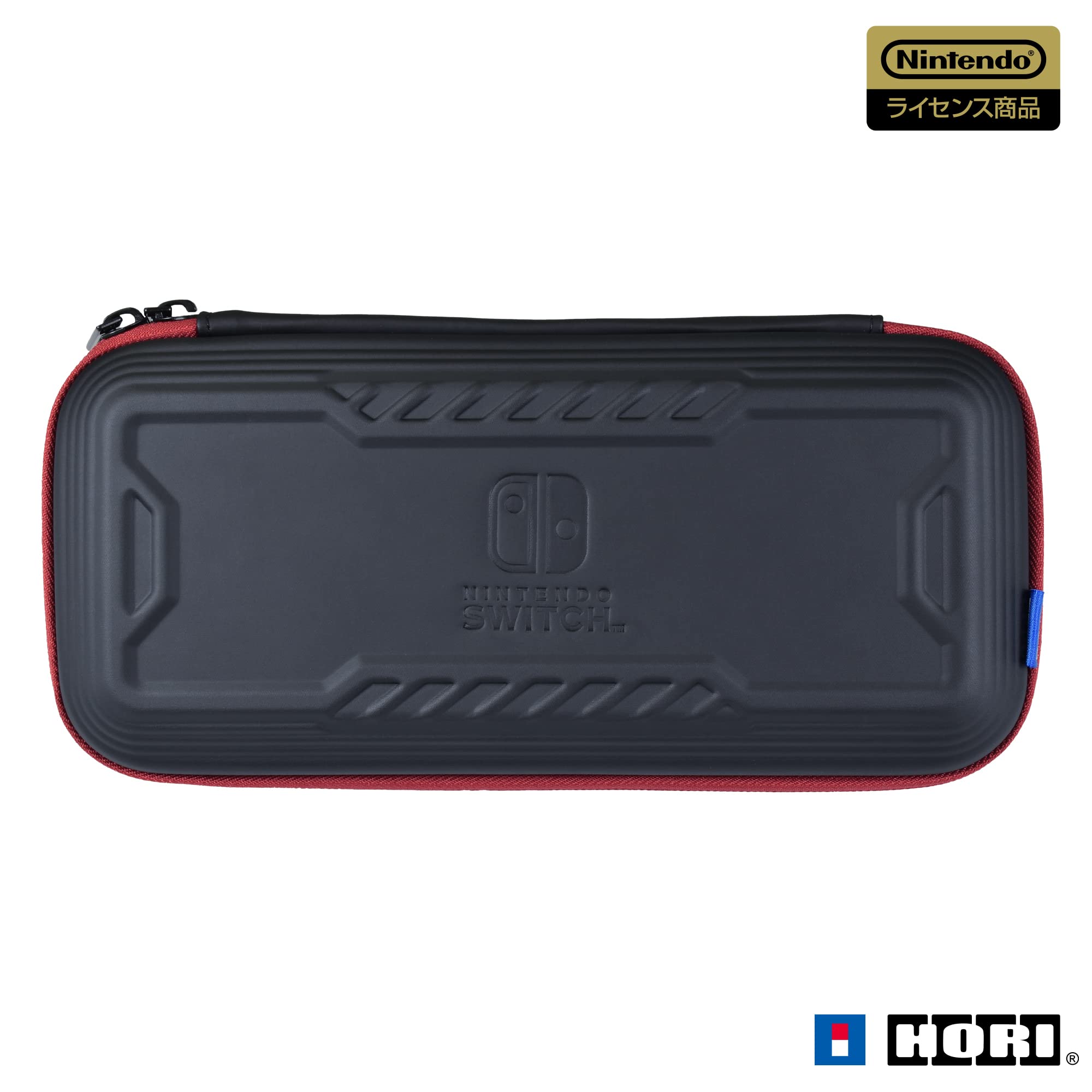 

Licensed Tough Pouch Plus for Nintendo Switch Red x Black with Nintendo Switch Organic EL [Nintendo Product] [Compatible Model]