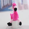 Cute Flamingo Bird Stuffed Soft Plush Doll Toy Keychain Backpack Pendant Ornaments Gift