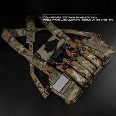 MOLLE Expansion Plate Tactcal Chest Vest Rig Tactcal Phone Panel Chest Rig Expansion Airsoft Tactcal Vest Accessories