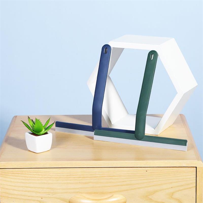 1pc Shower Squeegee Cleaner Durable Silicone Blade for Water Removal On Glass for Shower Doors Bathrooms Windows Cleaning Tool