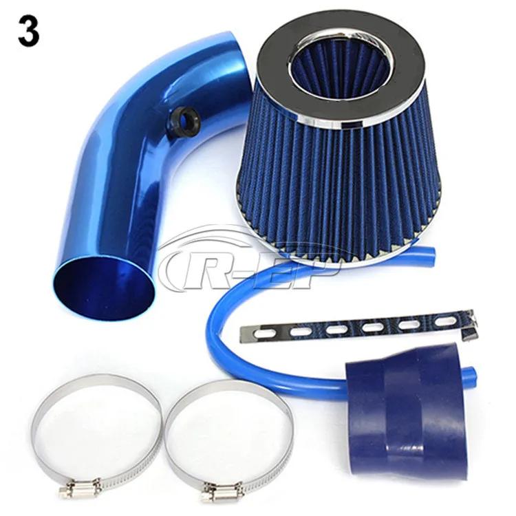 Araba Motoru Emme Borusu Hava Filtresi Mantar Kafa Verimlilik 76Mm Giriş Hava Filtresi 160mm Yüksek Akış Yüksek Soğuk Koni