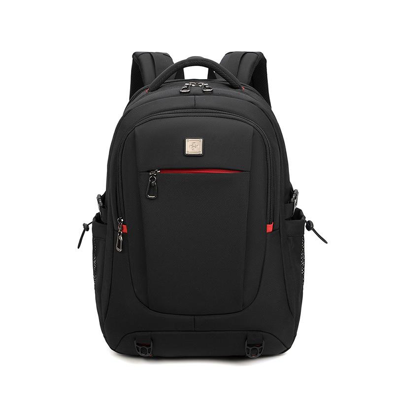 New Backpack Large Capacity Simple Business Leisure Junior High School Student Schoolbag Outdoor Travel Computer Bag