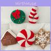 Christmas Cartoon Snow House Wreath Snowflake Candy Plush Toy Children Gift