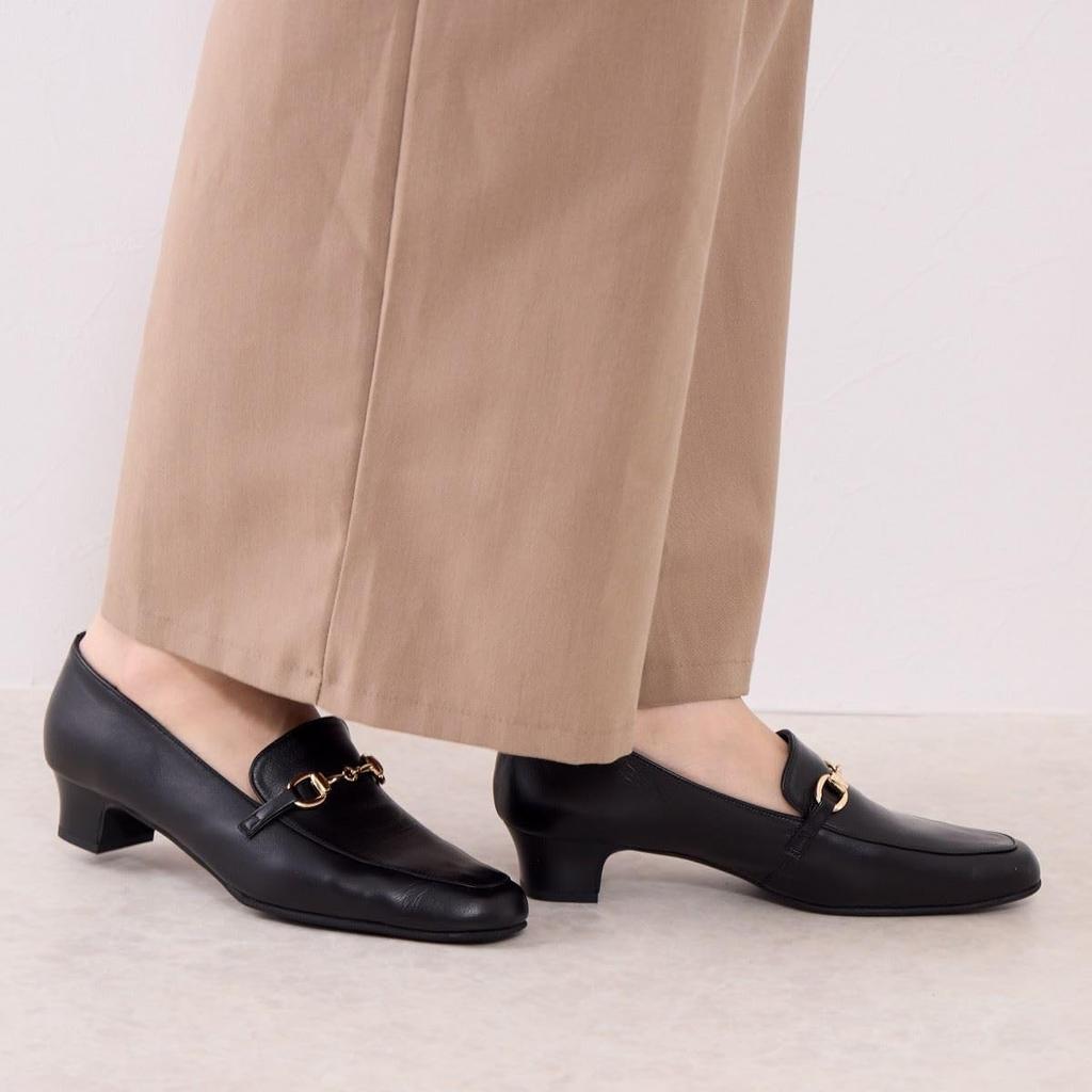 HIMIKO Himiko Bit Design Heel Loafers 605003 Black 235 / / /