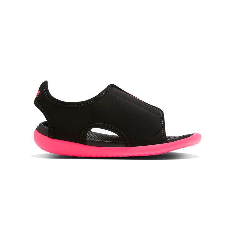 Nike Sunray Adjust 5 V2 TD Black Racer Pink Baby Sneakers DB9566-002