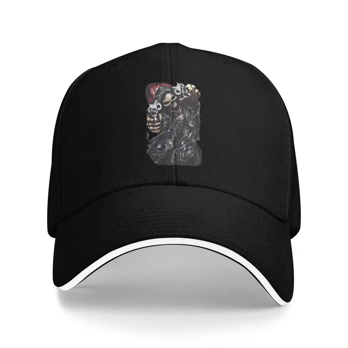 Grim Reaper Pistols Death Art Hat Unisex s Hats Cap For Unisex Summer 2025 One Size