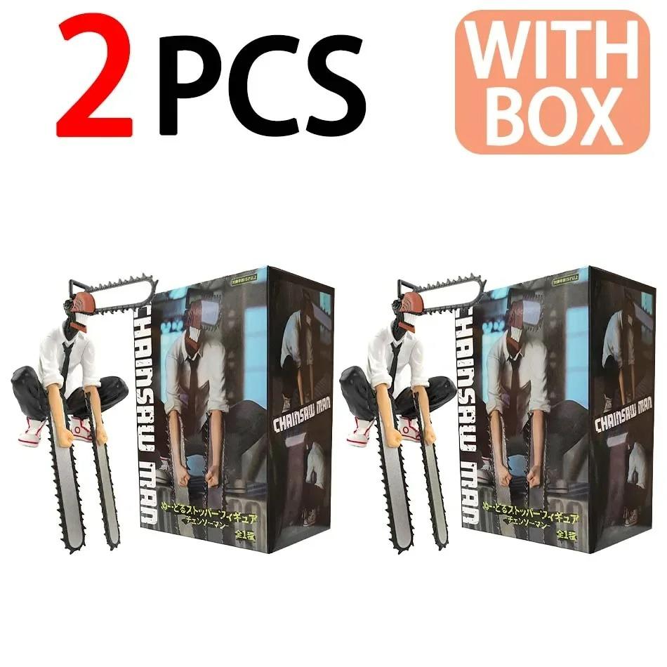 19cm Chainsaw Man Denji Anime Figure Denji/Power Action Figure 1560 Chainsaw Man Denji Figurine Adult Collectible Model Doll Toy