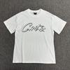 Corteiz Streetwear Baumwoll-T-Shirt Herren Lockerer Schnitt Rundhals Kurzarm Hip Hop Grafik-T-Shirt