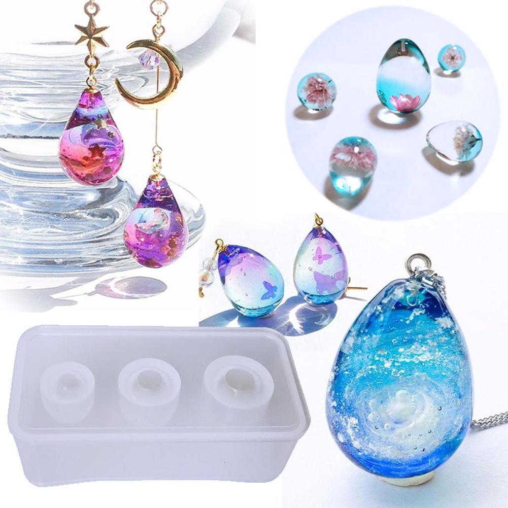 Epoxy Resin Silicone Mold Jewelry Findings Decoration DIY Making Tool Set Accessory