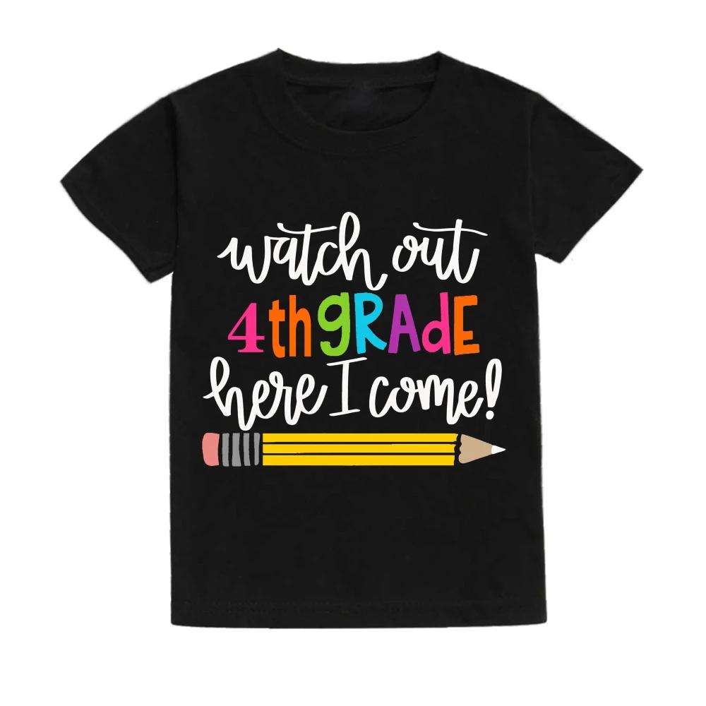 First Day of Kindergarten Kid TShirt Girl Boy Clothes Back To School Shirt Preschool 15th Grade Child Shirts School Opens Gift
