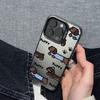 Cute Dachshund Puppy Phone Case, Cartoon Sausage Dog Shockproof Cover for iPhone