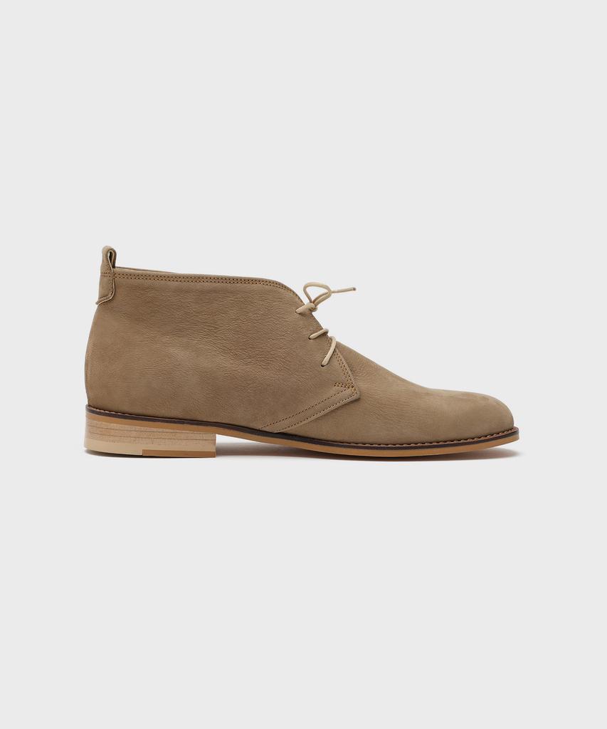 Firenze Atelier Standard Round-Toe Chukka Boots 7702 [Beige Nubuck]