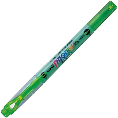 Mitsubishi Pencil Highlighter Propass Window PUS102T.6 Green 10 pieces
