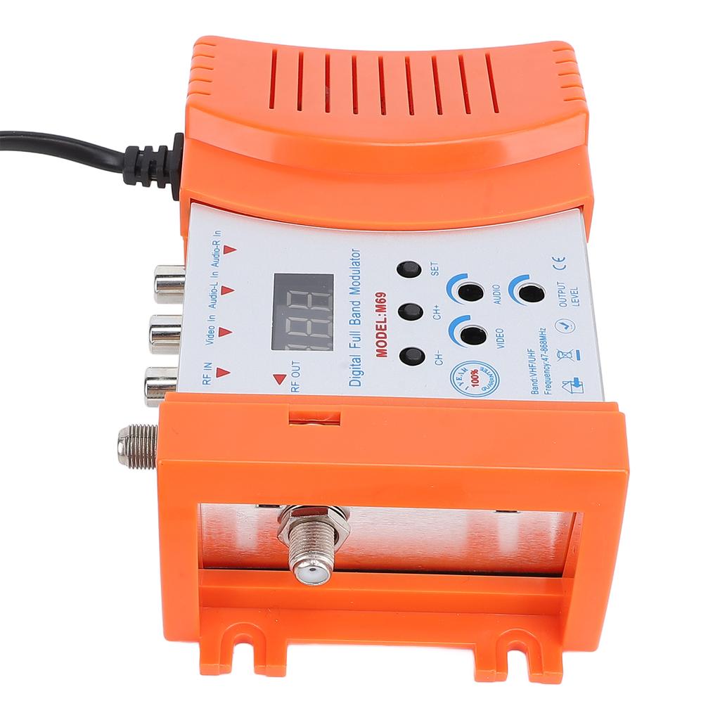 AV zu RF Modulator VHF UHF PAL NTSC Sound Video Modulator für Satelliten-Receiver Kameras Videospiel