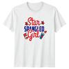 Star Spangled Girl Fourth Of July Patriotism Graphic Unisex TShirt Unisex Unisex Tee