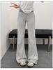 Women's Spring Polka Dot High-Waisted Micro-Flare Pants - Slimming and Versatile