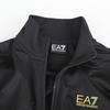 Emporio Armani EA7 Solid Color Zip-Up Long Sleeve Casual Sports Suit Men Suits Black 8NPV65-PJHCZ-0208