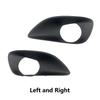 Fog Lamp Frame Front Bumper Fog Light Bezel Cover Trim Fit For Toyota Yaris Sedan 2007 - 2013 4Door Fog Lamp Cover