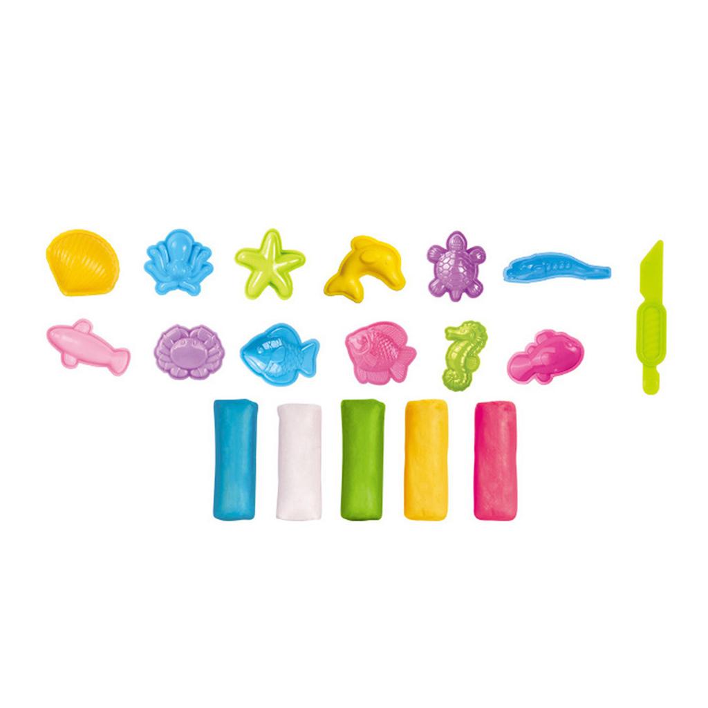 Vegetable Dinosaur Hamburger Animal Soft Plasticine Craft Toy with Tools