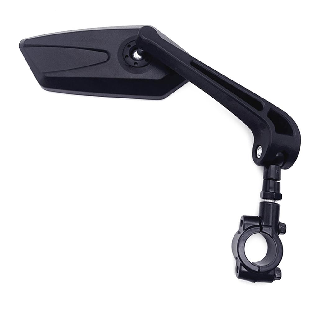 Vintage motocykly řídítka skútru konvexní zrcátko černé 22 mm 7/8" pro skútr na čtyřkolku univerzální konvexní zrcátko