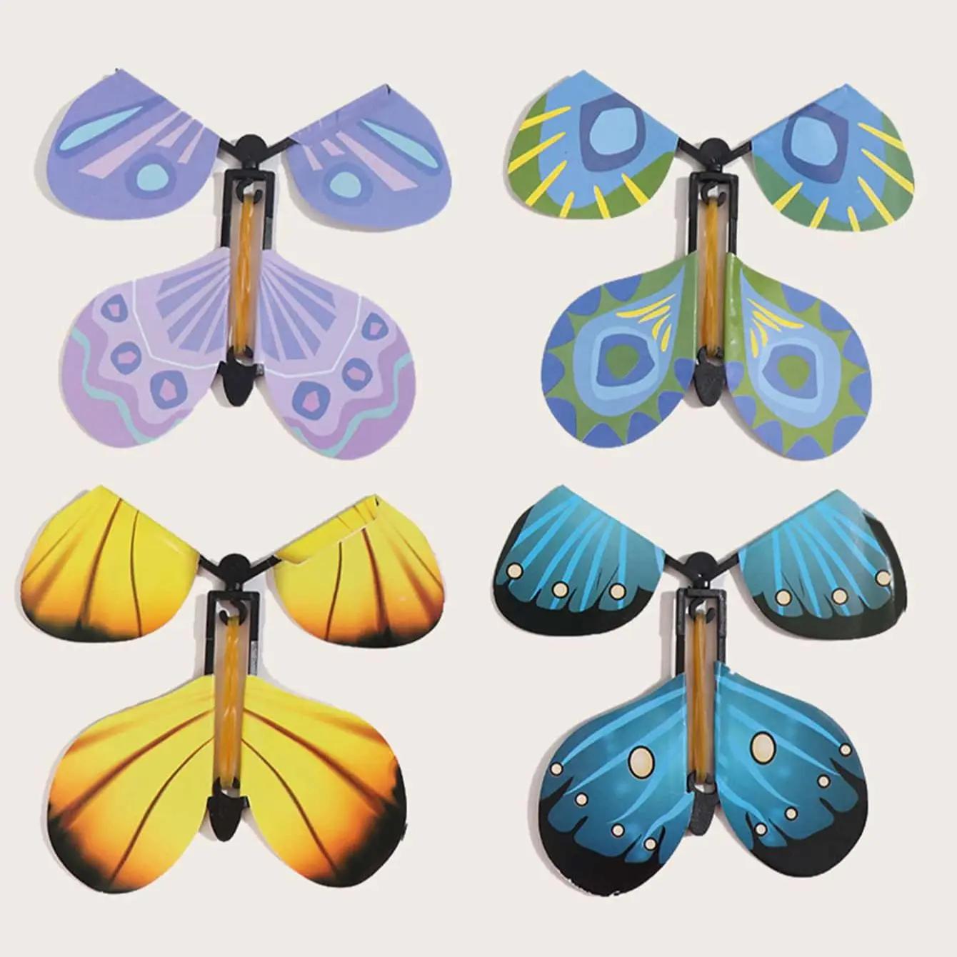 

1 шт. Новая и необычная детская магическая игрушка Летающая маленькая бабочка Игрушка для детей Подарки для вечеринки по случаю дня рождения Мальчики Девочки Подарок-сюрприз