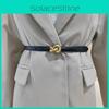 Waist Leather Handmade Belt For Women With Alloy Fastener For Trendy Wear Casual