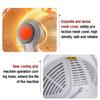 500W Electric Heating Fan Office Dormitory Desktop Winter Air Heater Household Two Gears Adjustment Electric Heater