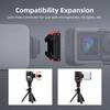 Flymile Camera Adapter Base for DJI Osmo Action 5 Pro/4/3 Magnetic Cold Shoe Gimbal Quick Mount Accessories
