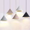 Modern Led Pendant Light Fixture With Aluminum Lampshade For Diningroom Cafe Bar Restaurant Nordic Cone Hanging Lamp Lampadario