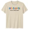 Developer Code Eat Debug Repeat Unisexs TShirt Unisexs Tee Graphic Top