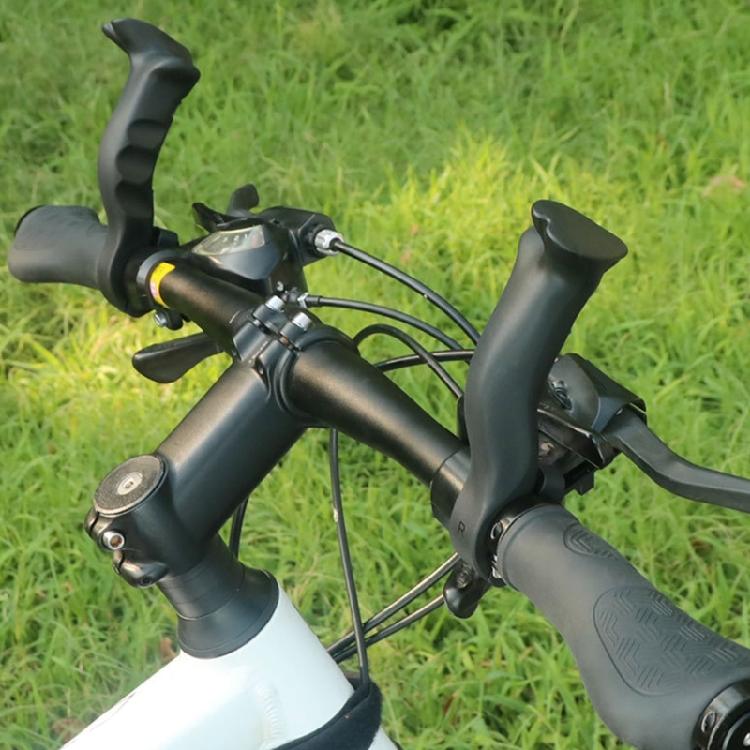 Mountain Bike Deputy Handle Replacement Horn Shape Adjustable Handlebar End Bicycles Extension Handlebar Enduring