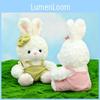 Rabbit Hat Plush Toy Cute Stuffed Animal Doll Cartoon Children Birthday Gift