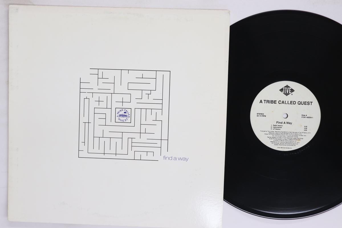 

12inch Record A TRIBE CALLED QUEST Find A Way 01241425341 JIVE 1998 US Rap HipHopRB Used
