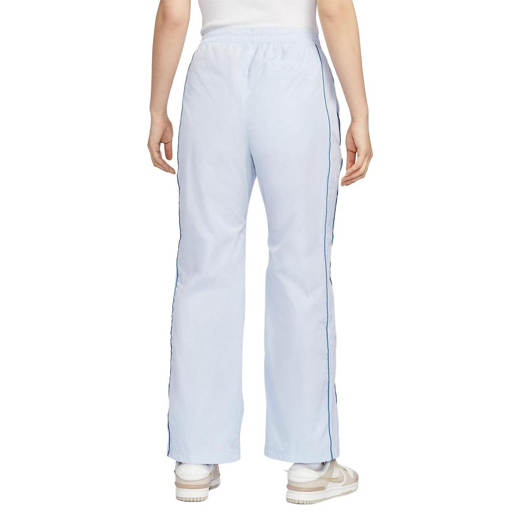 Nike Casual Pants Women's Blue Moderate Straight Fit Pants FV7656-423