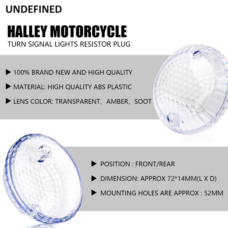 2pcs Turn Signal Light Cover Indicator Lens Smoke Flashing Lamp Covers For Kawasaki  Vulcan 1500 1600 800 Yamaha Warrior V-Star