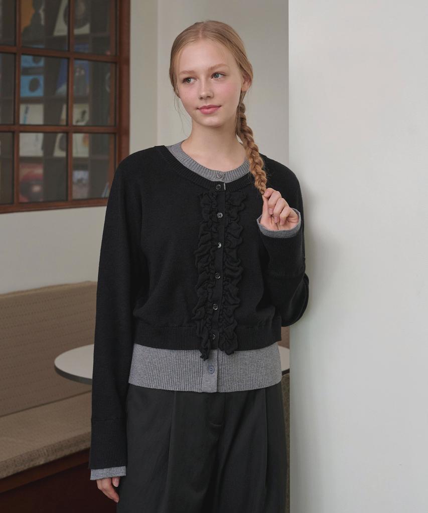 MICANE Kelsey Frill Cardigan