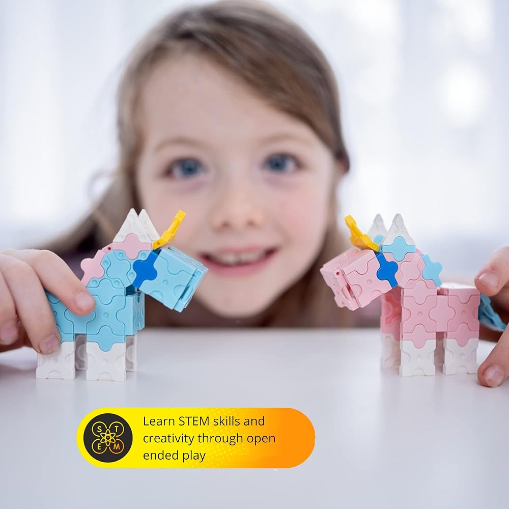 Yoshiritsu LaQ Sweet Collection Unicorn Building Blocks Set Creative Play Toy