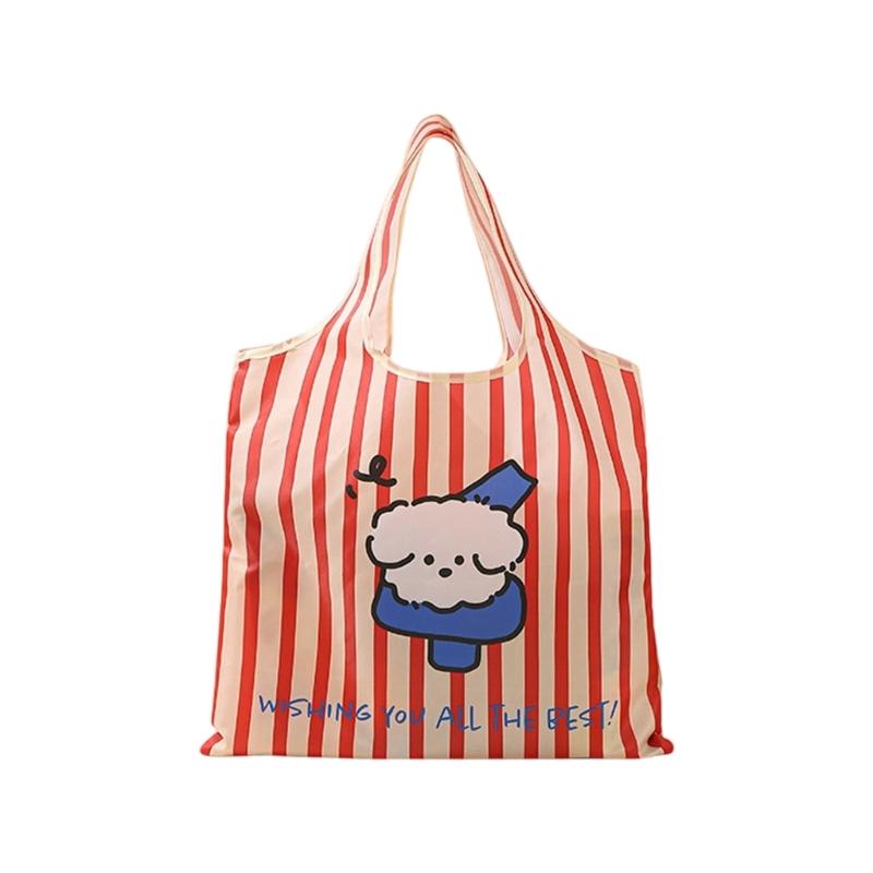 Portable Cartoon Storage Bag Foldable Travel Organizers For Underwear Accessories Multipurpose Polyester Shopping Toted